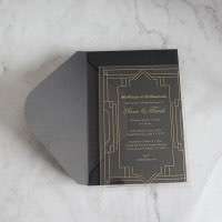 Acrylic Invitation Card Wedding Invitation Rectangle Transparent Invitation
